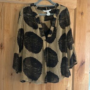 Diane vonFurstenberg blouse with camisole - size 4
